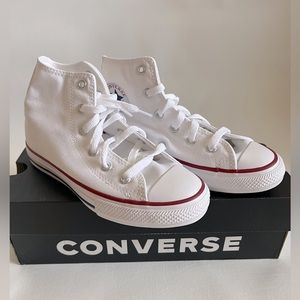 High top converse white new kids
